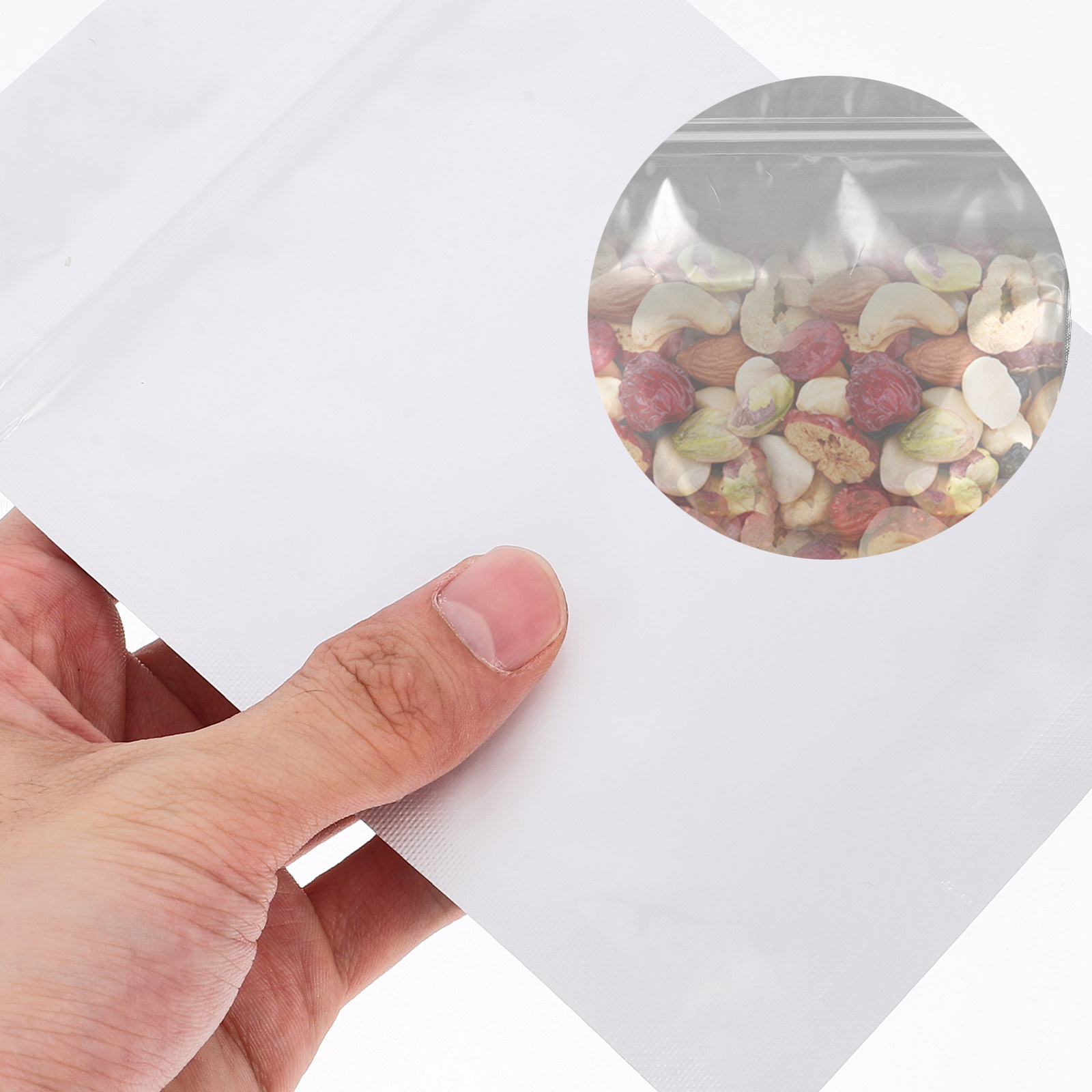 Food Snack - 50Pcs Kantong Kedap Udara yang Dapat