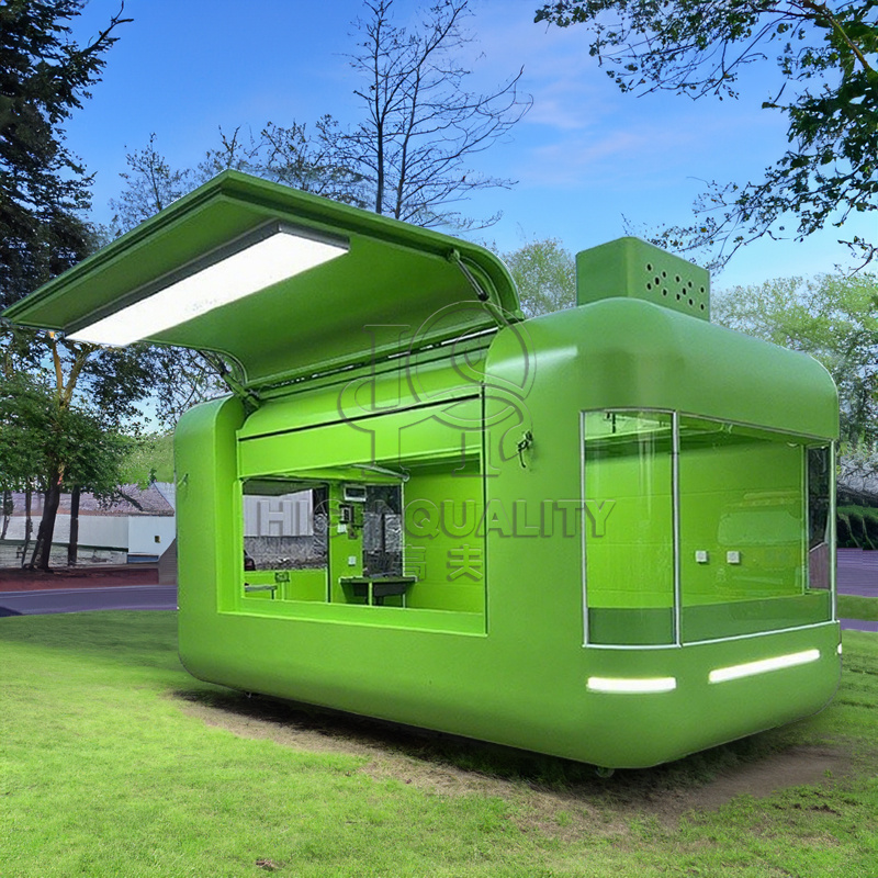 Fast Food With Snacks - Gerobak Jajanan Cepat Saji Desain Modern,