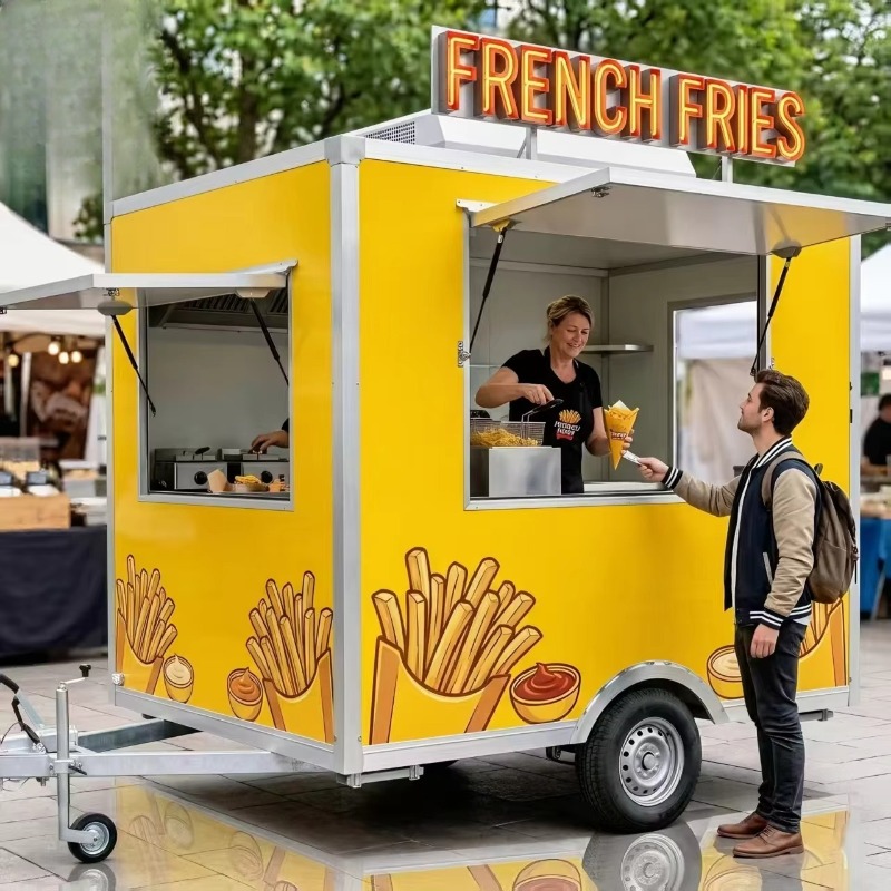 Food Snacks Easy - Gerobak Jajanan Mobile dengan Roda, Mudah