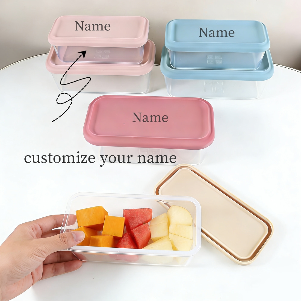 Food Snacks Name - 500ml 900ml Wadah Penyimpanan Makanan dengan