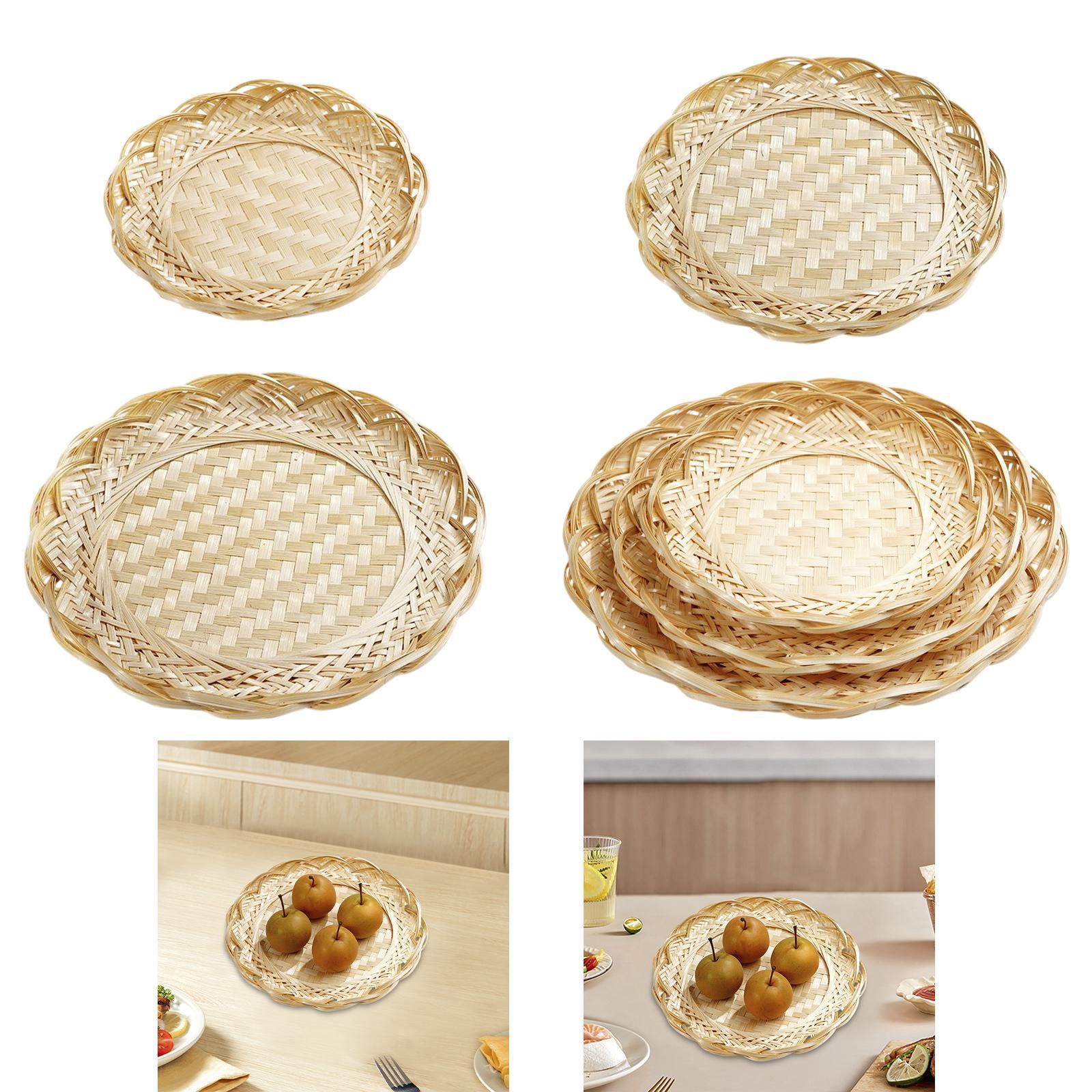 Keranjang Bambu Nampan Penyimp - Food Platter Snacks ulasan dan harga