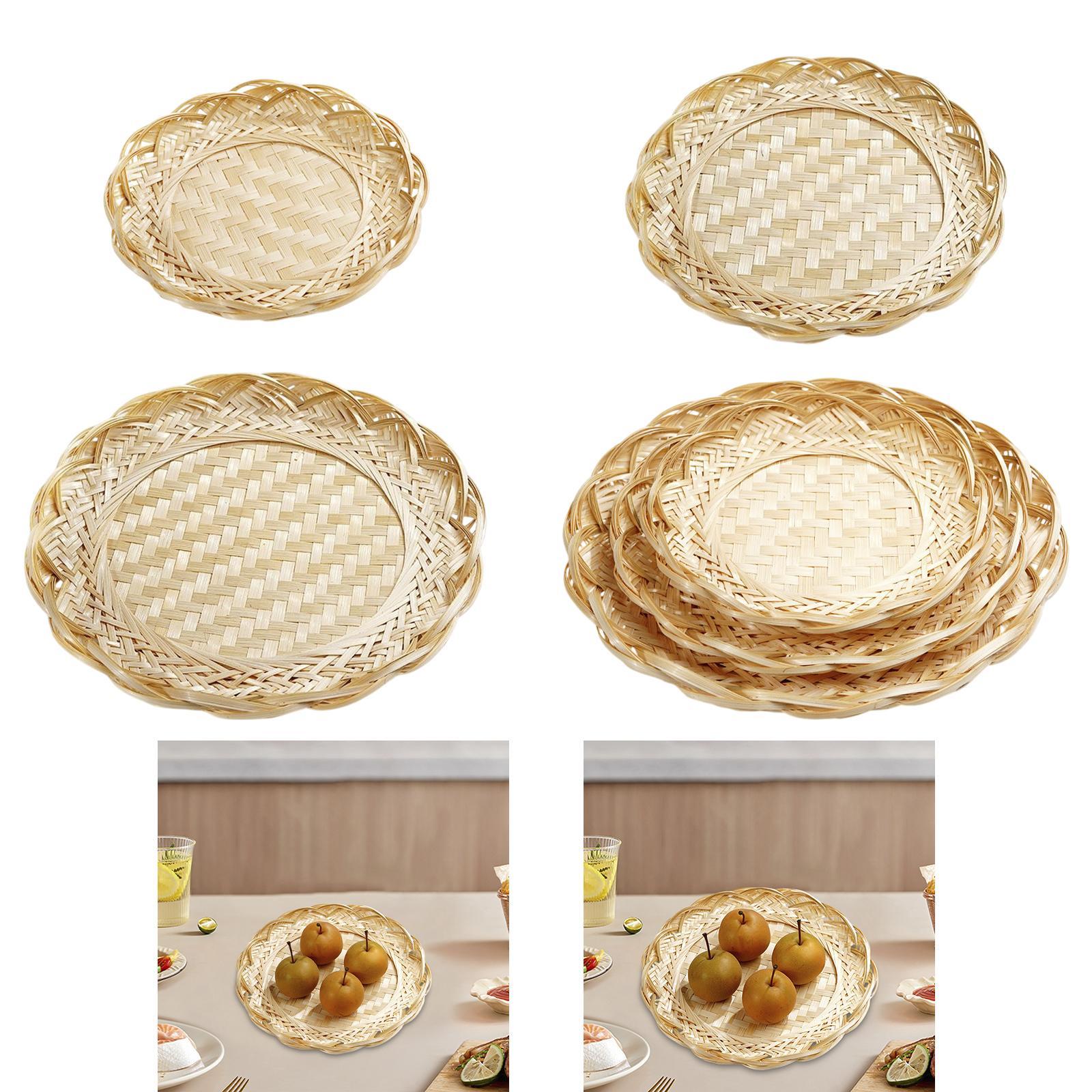 Keranjang Bambu Nampan Penyimp - Food Platter Snacks ulasan dan harga