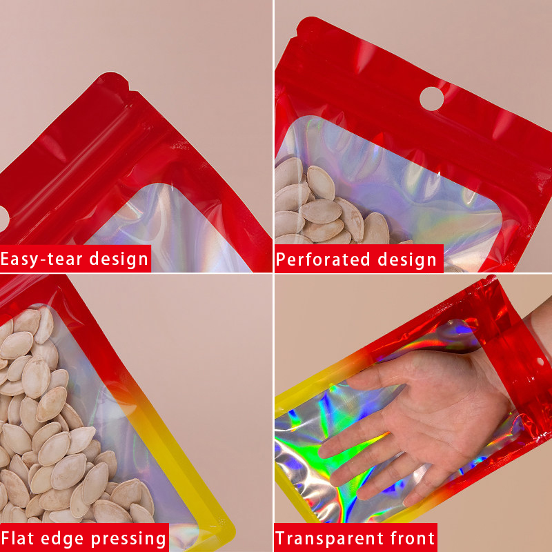 Tas Ritsleting Persegi Warna H - Food Snack ulasan dan harga
