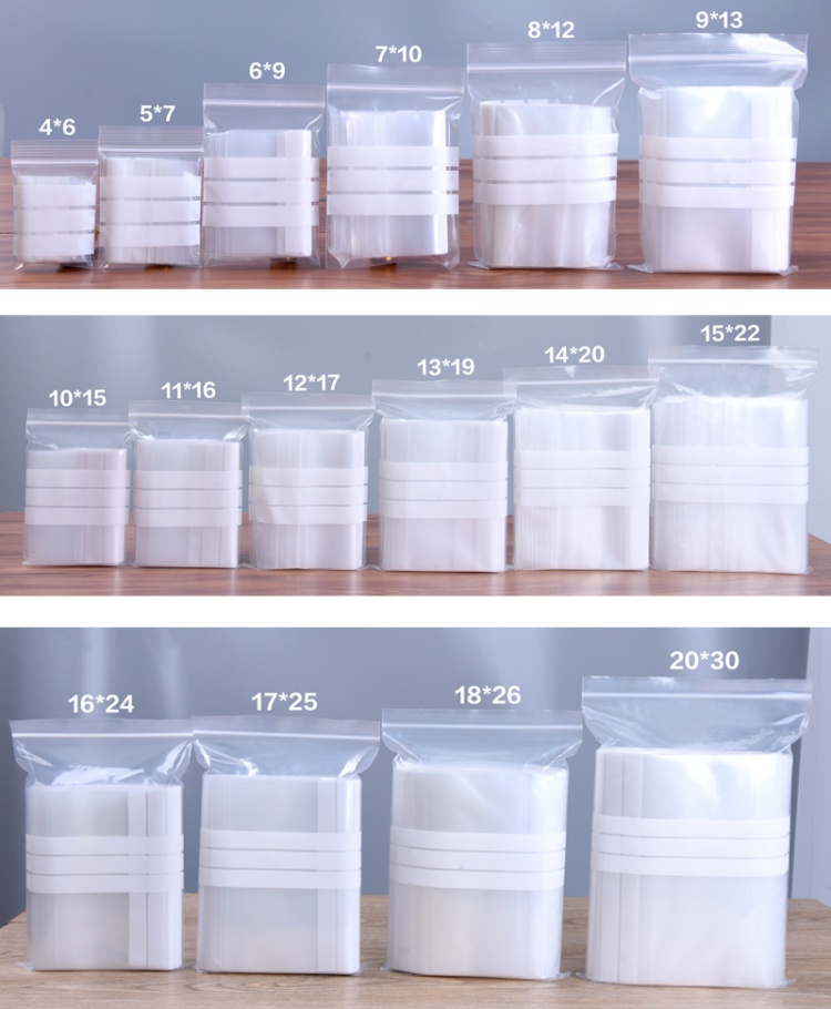 200PCS Kantong Plastik PE Tran - Food Snacks Party ulasan dan harga