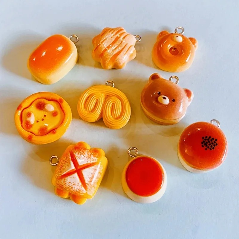 10 Buah Liontin Resin Makanan  - Food Snacks Party ulasan dan harga