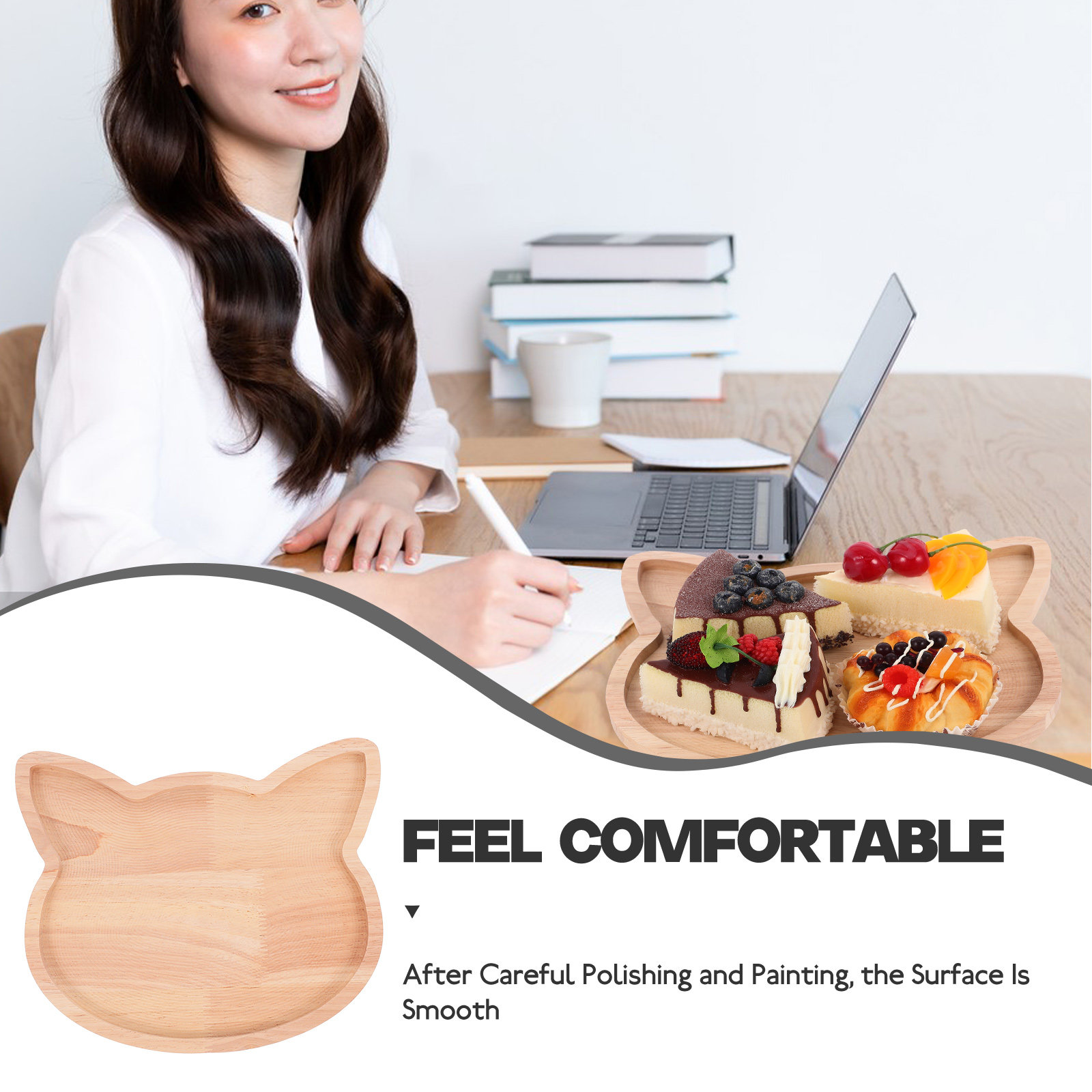 Piring Sajian Kayu Bentuk Kepa - Food Platter Snacks ulasan dan harga